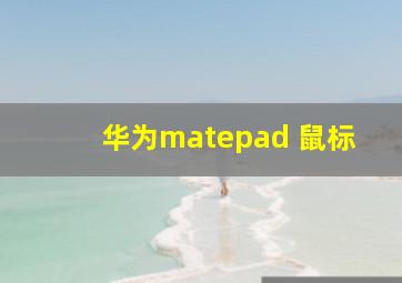 华为matepad 鼠标